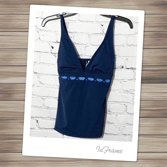Anne Cole Other - NWT Anne Cole Collection Navy Tankini Swim Top XS